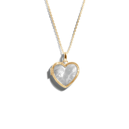 Custom Photo Heart Locket Necklace