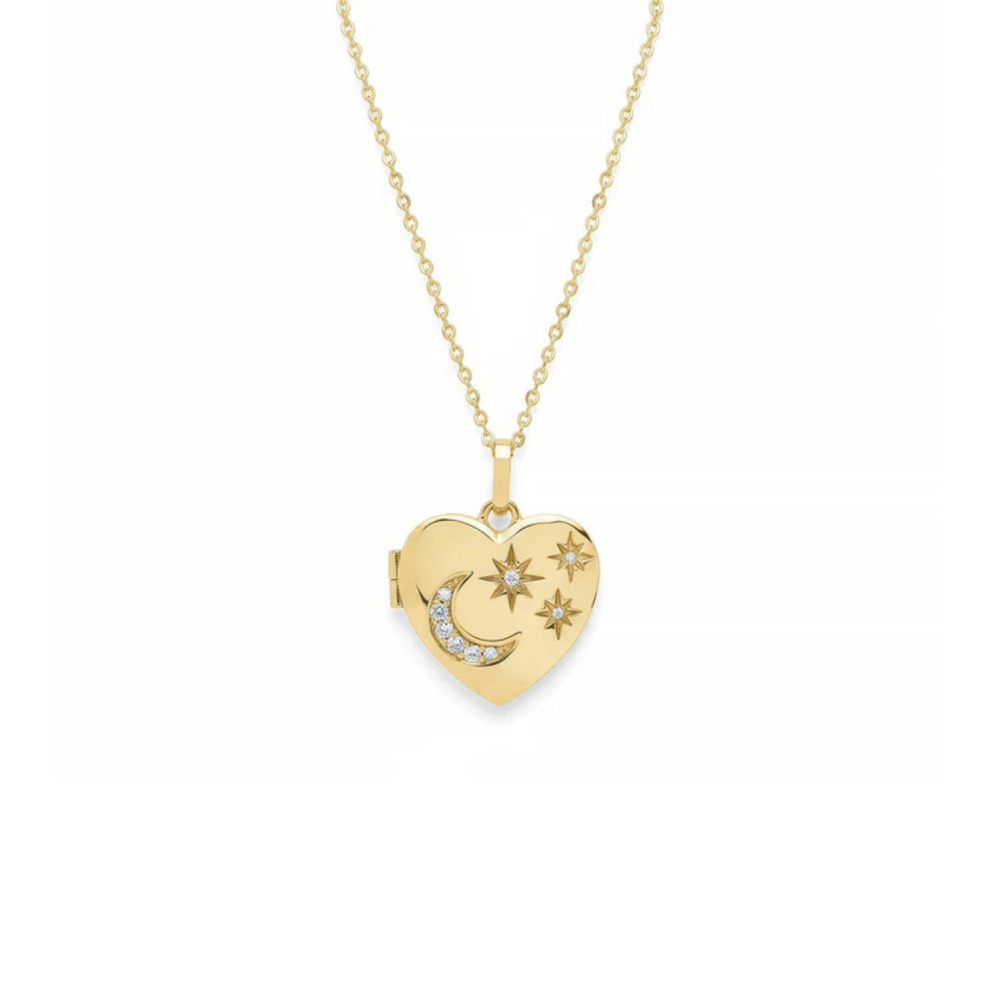 Custom Photo Heart Locket Necklace