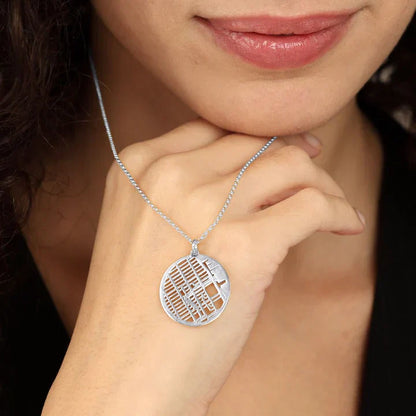 Custom Map Necklace