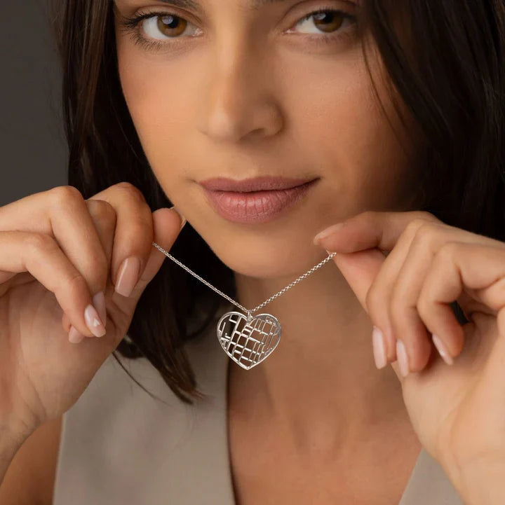 Custom Map Necklace