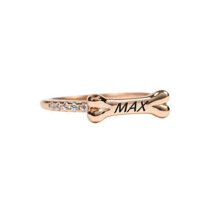 Custom Dog Bone Ring