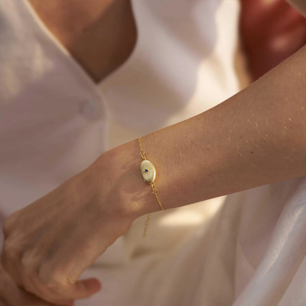 Custom Photo Oval Locket Bracelet