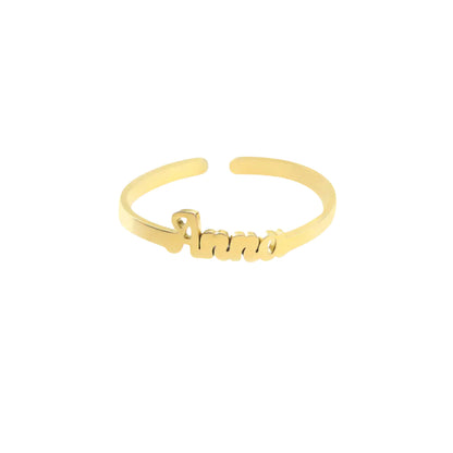 Custom Name Ring