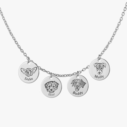 Custom Pet Face Necklace