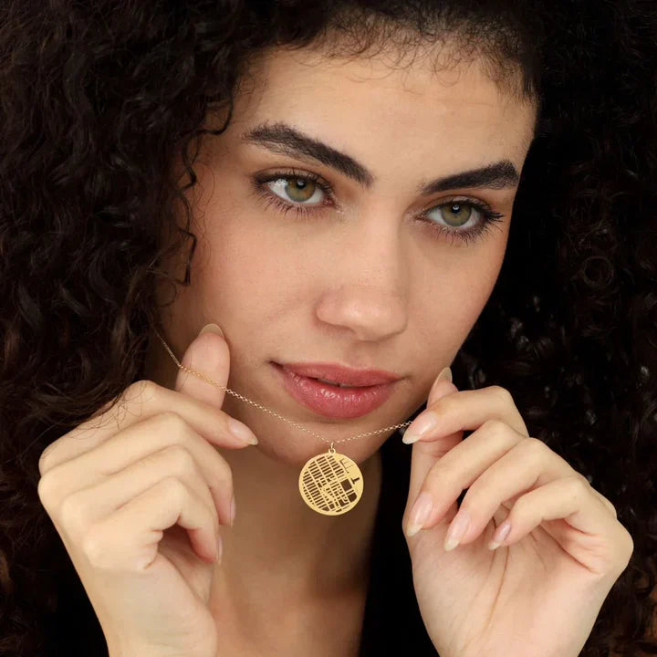 Custom Map Necklace