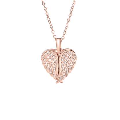 Custom Angel Photo Locket Necklace